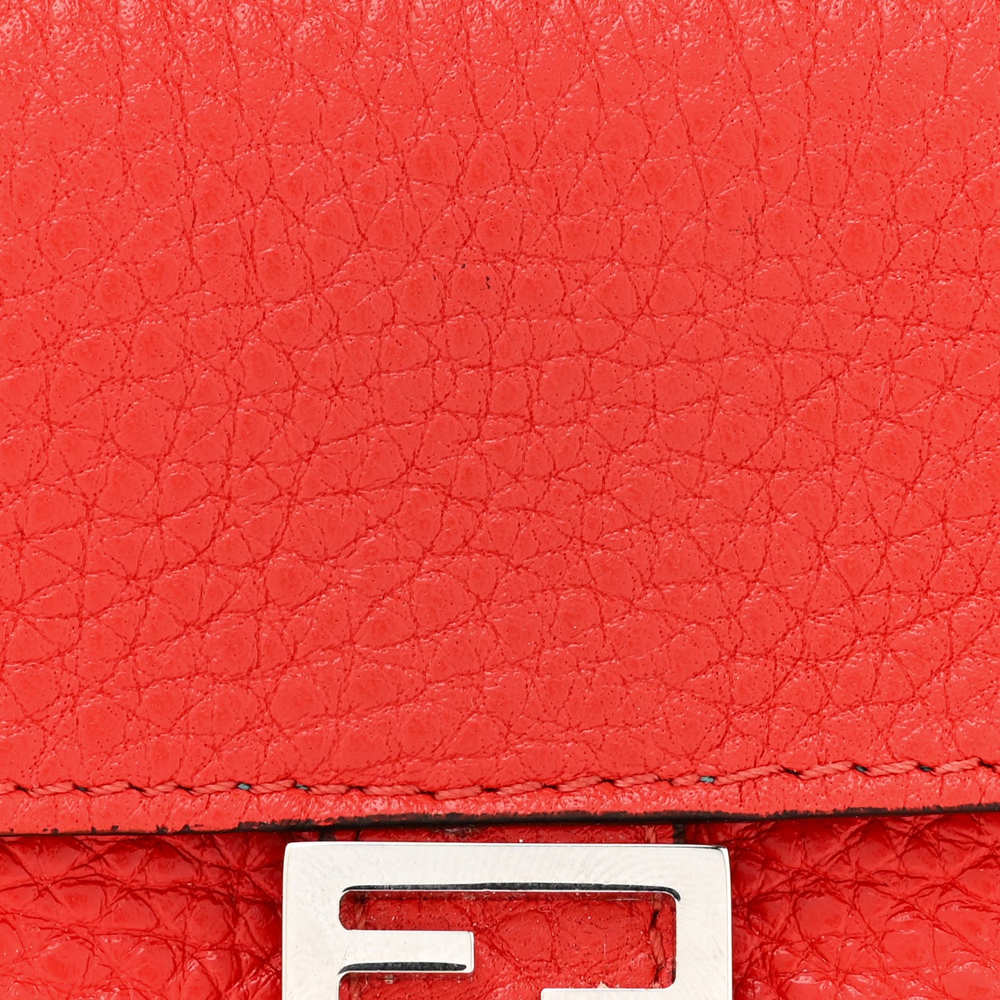 Cuoio Romano Micro Baguette Charm Papavero