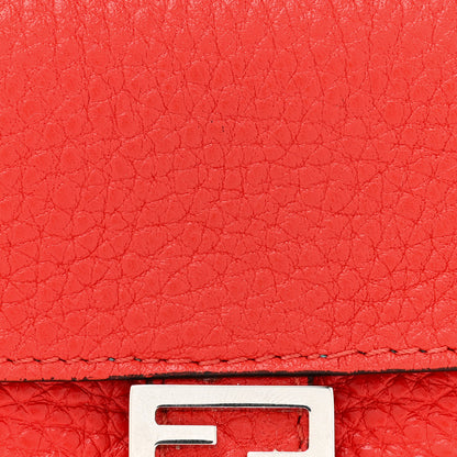 Fendi Cuoio Romano Micro Baguette Charm Papavero 10 of 11