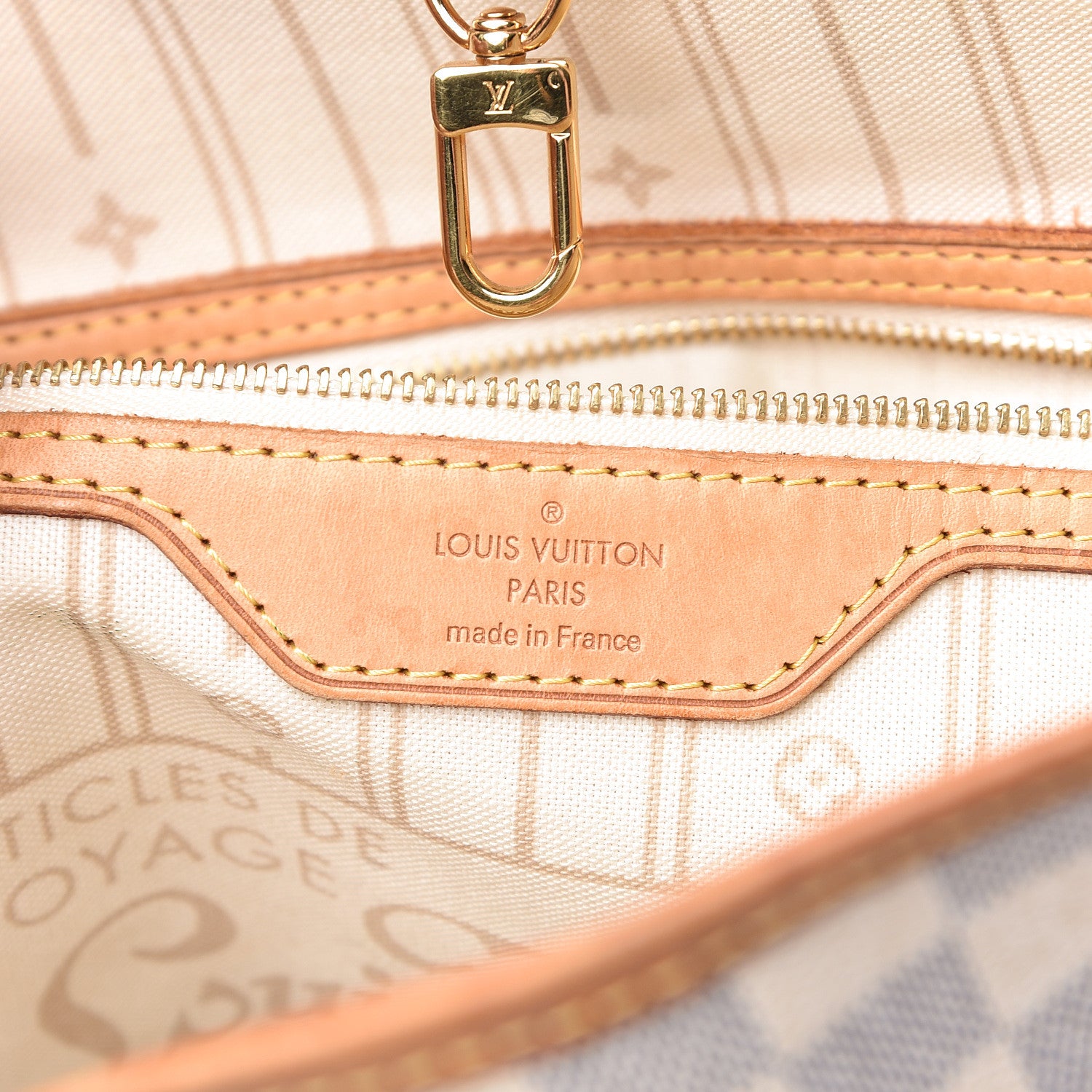 Louis Vuitton Damier Azur Neverfull MM 6 of 21