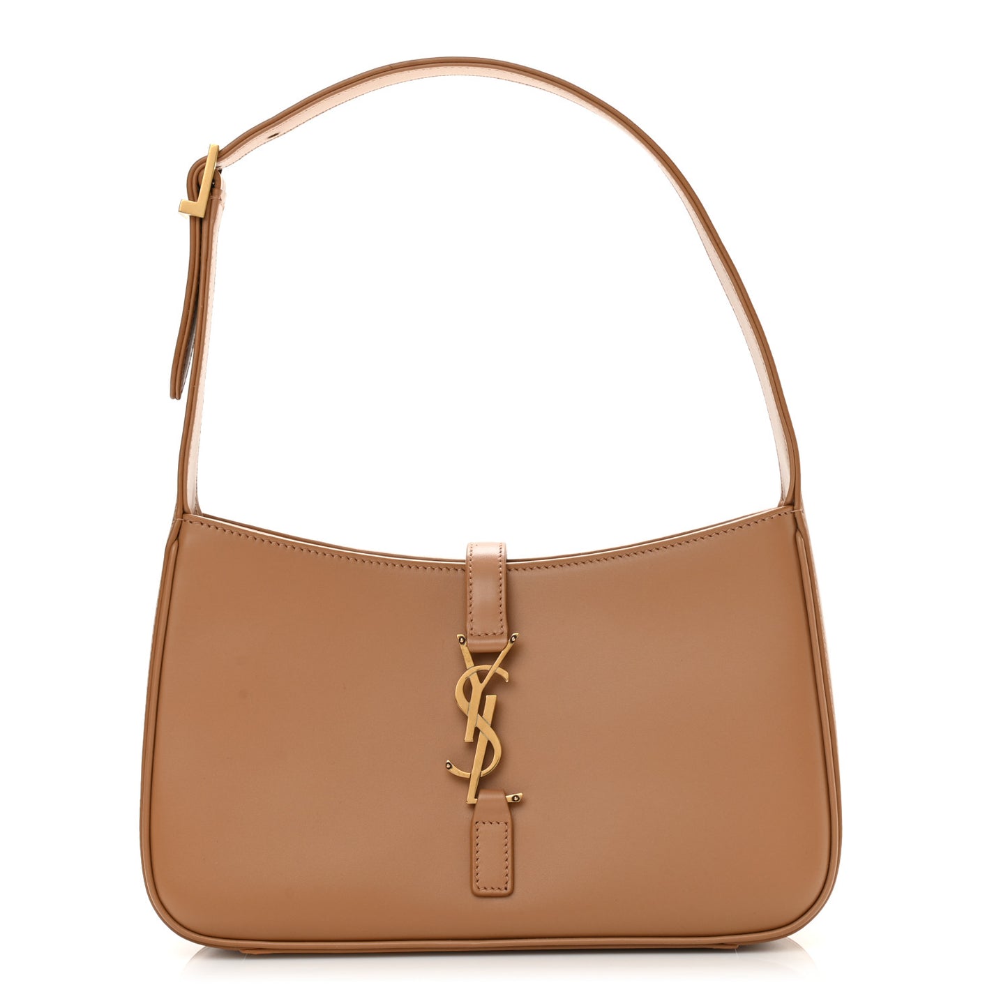 Smooth Calfskin Le 5 A 7 Hobo Brown