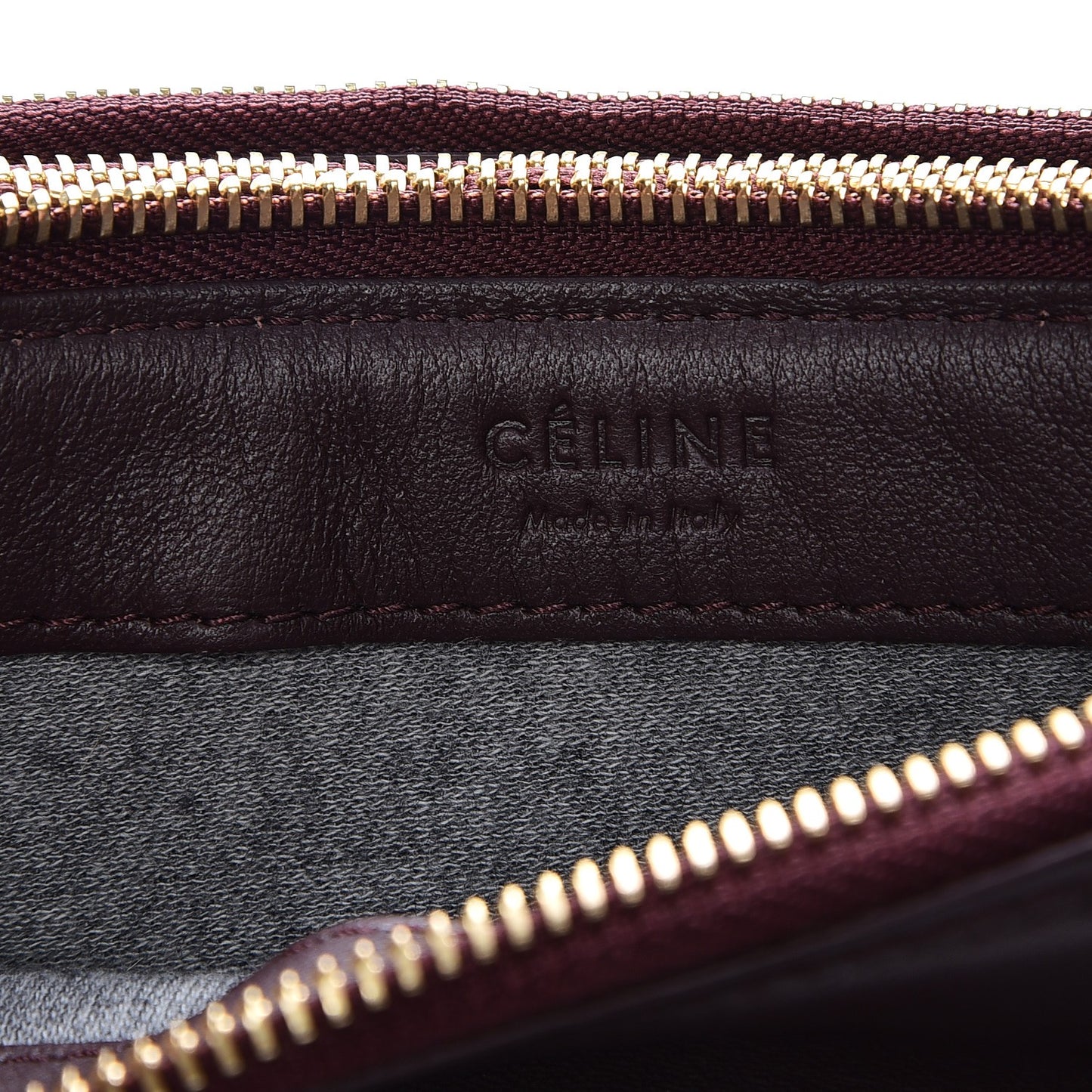 Smooth Lambskin Small Trio Crossbody Bag Bordeaux