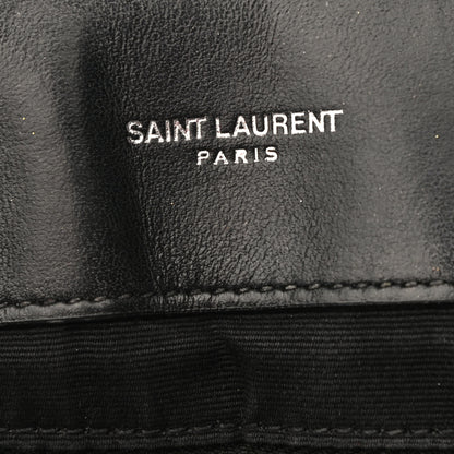 Saint Laurent Calfskin Y Quilted Monogram Large Loulou Chain Satchel Black 5 of 11