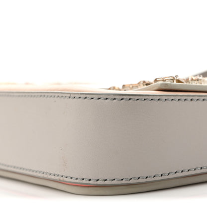 Fendi Vitello Dolce Crystal 3Baguette Shoulder Bag White Pink 10 of 16