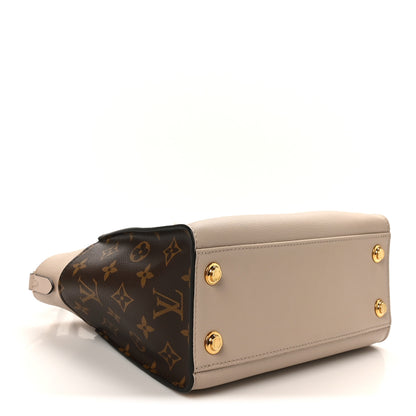 Louis Vuitton Calfskin Monogram On My Side PM Greige 4 of 9