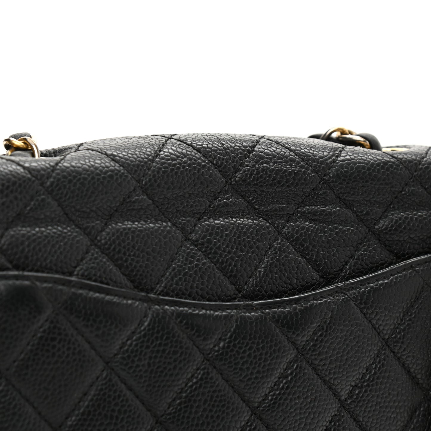 Caviar Quilted Medium CC Filigree Flap Black