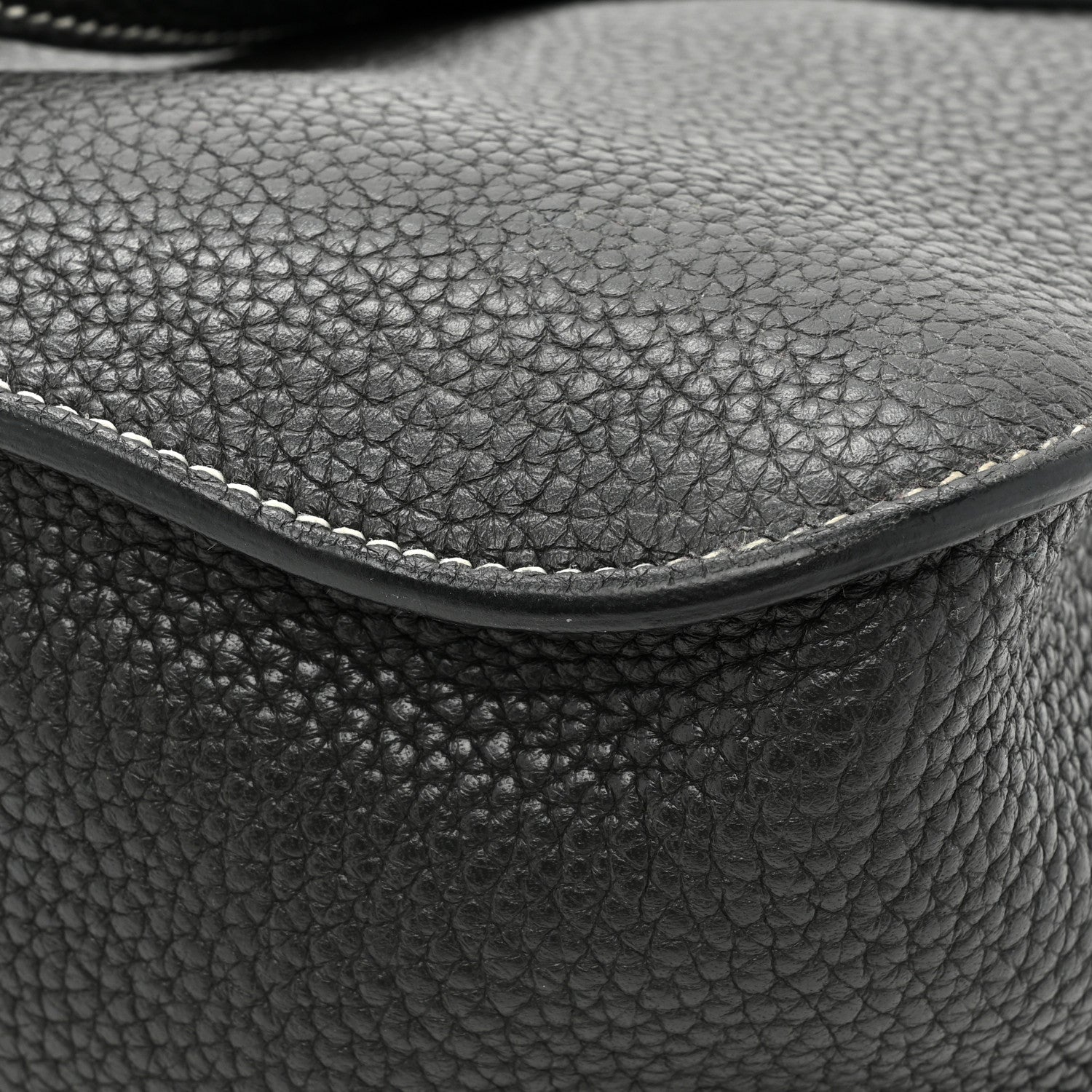 Hermes Taurillon Clemence Halzan 31 GM Black 11 of 13