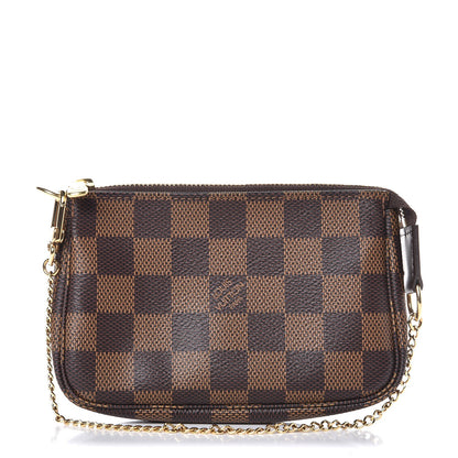 Louis Vuitton Damier Ebene Mini Pochette Accessories 1 of 8