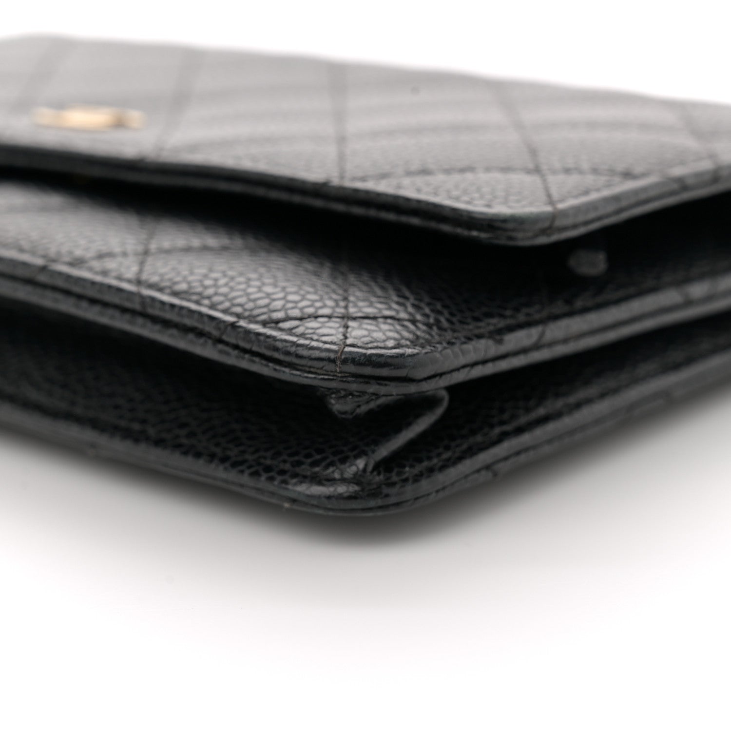Chanel Caviar Quilted Wallet on Chain WOC Black 10 of 15