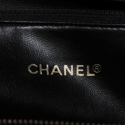 Chanel Patent Chevron Top Handle Bag Black 6 of 8