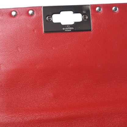 Valentino Garavani Nappa Medium Rockstud Spike Shoulder Bag Rosso Valentino 9 of 9