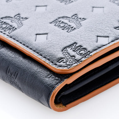 MCM Calfskin Ottomar Aren Crossbody Wallet Black 8 of 8