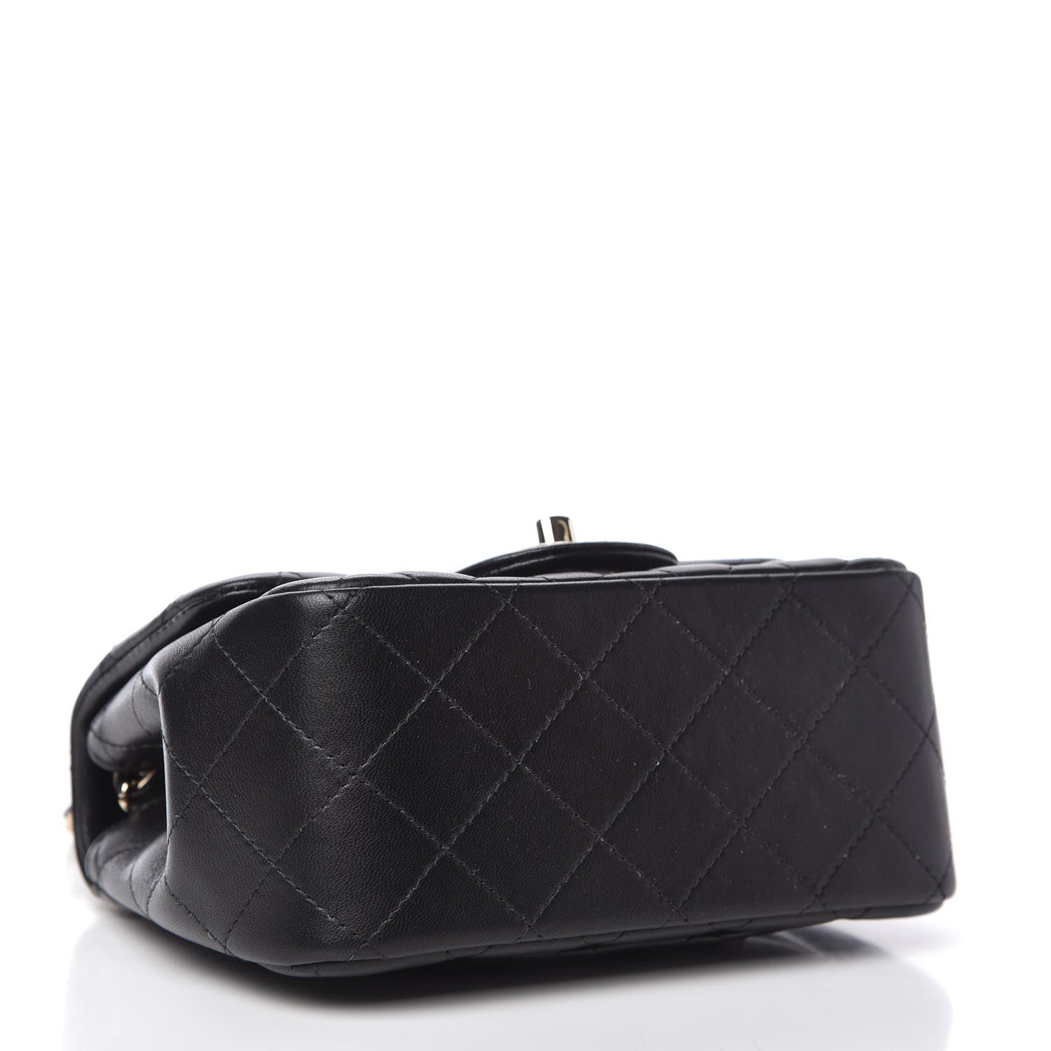 Chanel Lambskin Quilted Mini Square Flap Black 4 of 11