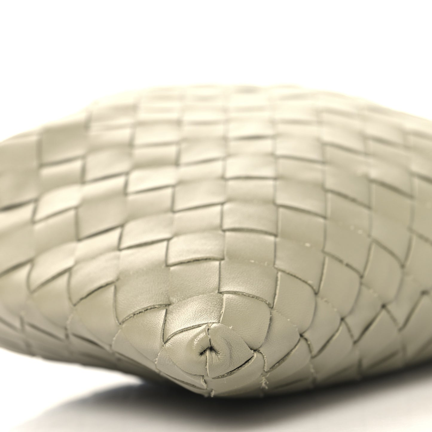 Calfskin Intrecciato Mini Hop Travertine