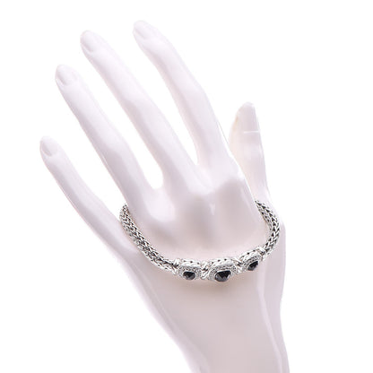 John Hardy Sterling Silver Black Onyx Diamond Batu Sari Bracelet 2 of 6