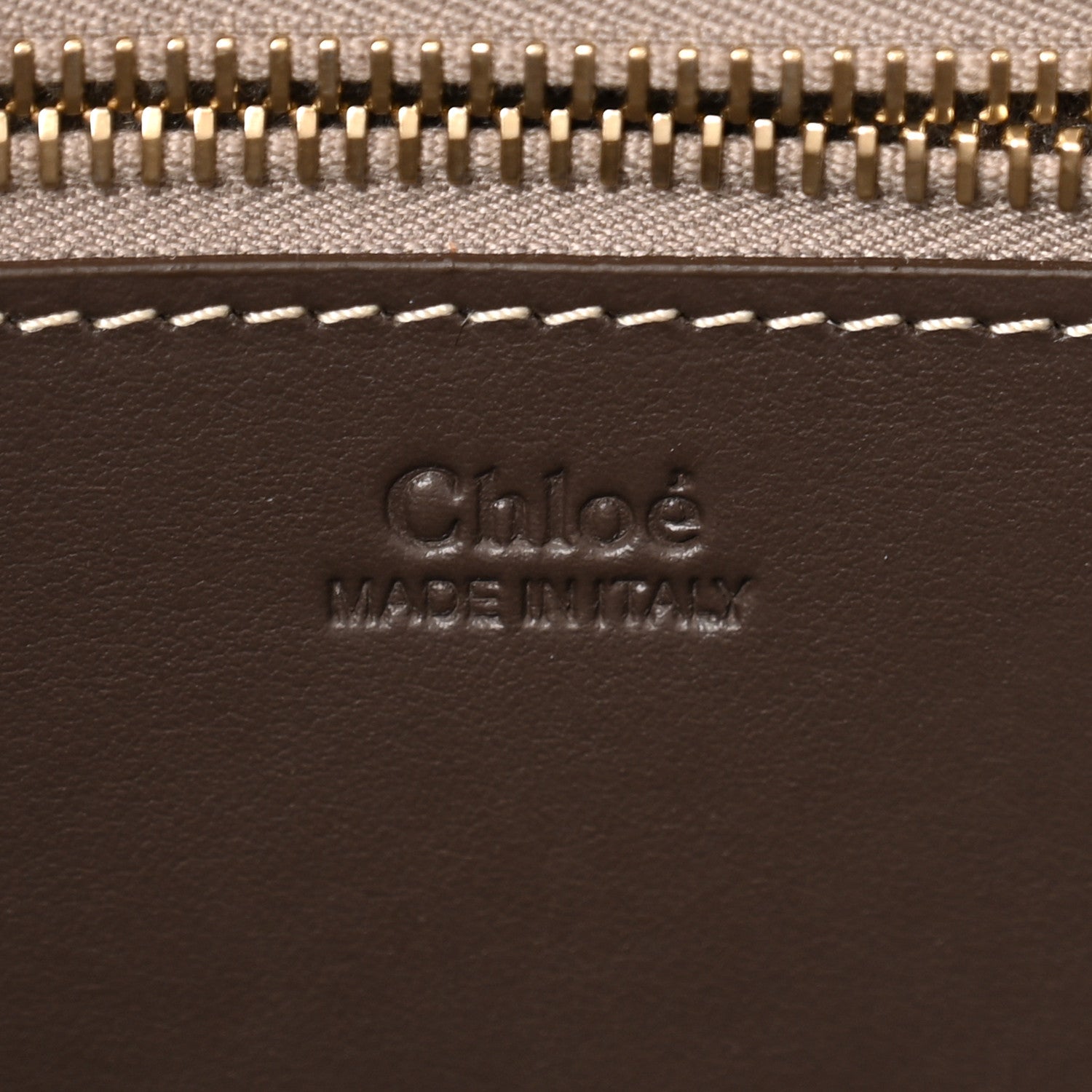 Chloe Felt Large Woody Ribbon Tote Deep Beige 6 of 11