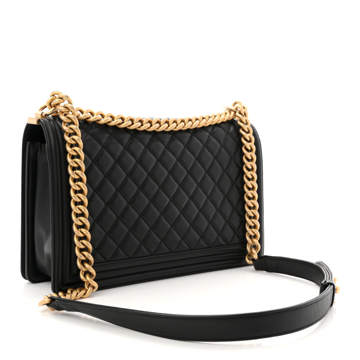 Chanel Calfskin Quilted New Medium Boy Flap Black 4 of 21