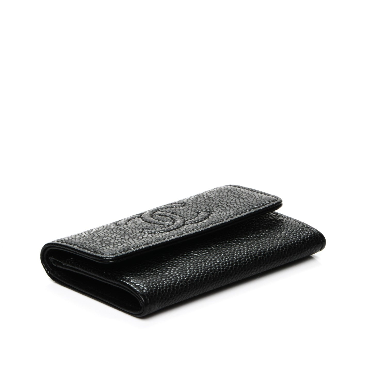 Chanel Caviar Timeless CC Flap Card Holder Black 4 of 8