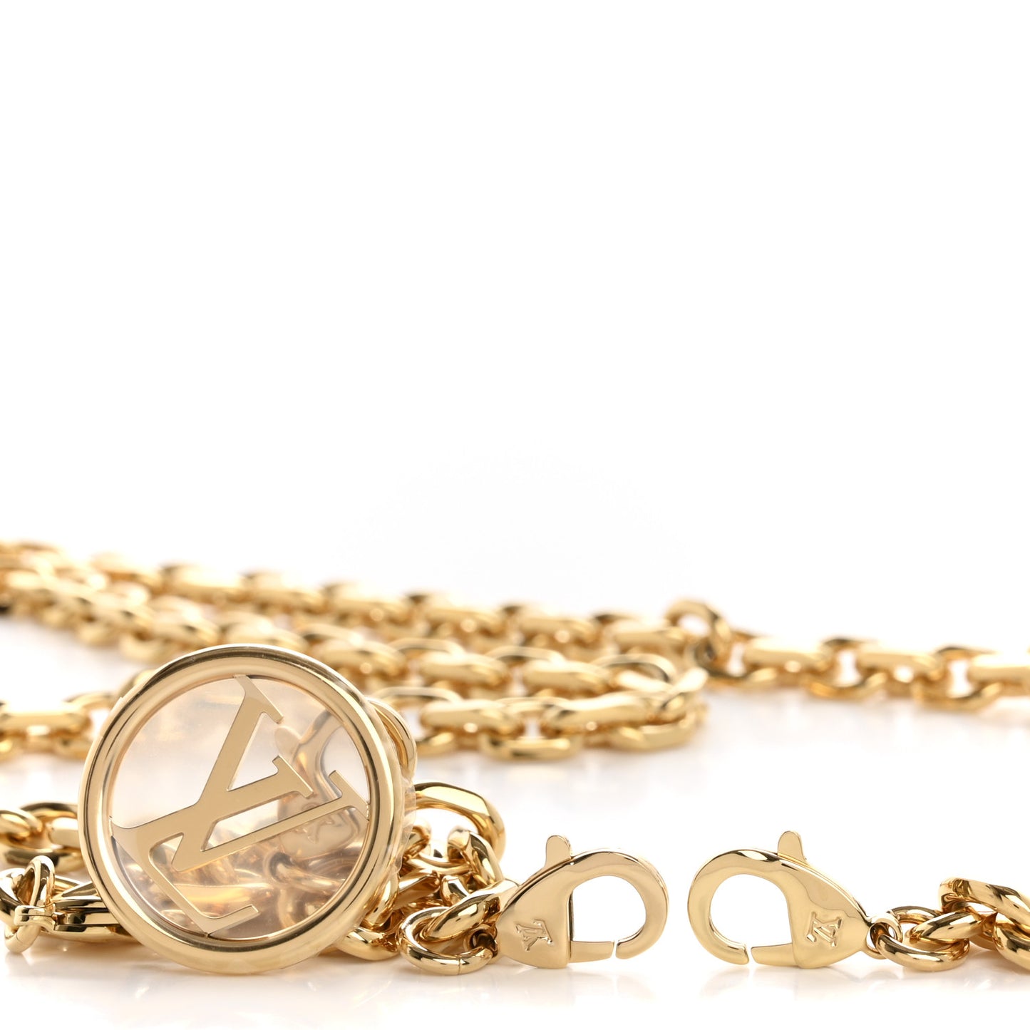 Metal Pochette Coussin Chain Strap Gold