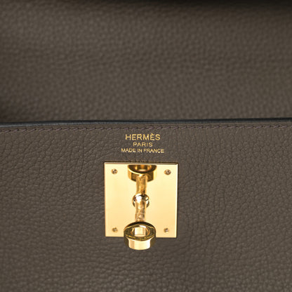 Hermes Togo Kelly Retourne 28 Vert Maquis 6 of 10