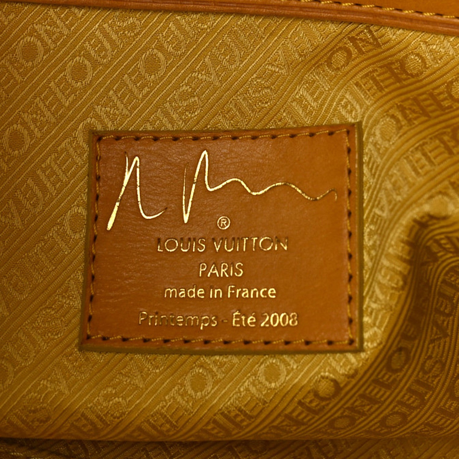 Louis Vuitton Monogram Pulp Defile Weekender PM Yellow 6 of 12