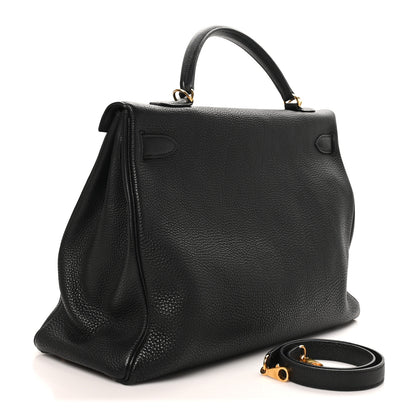 Hermes Togo Kelly Retourne 40 Black 3 of 11
