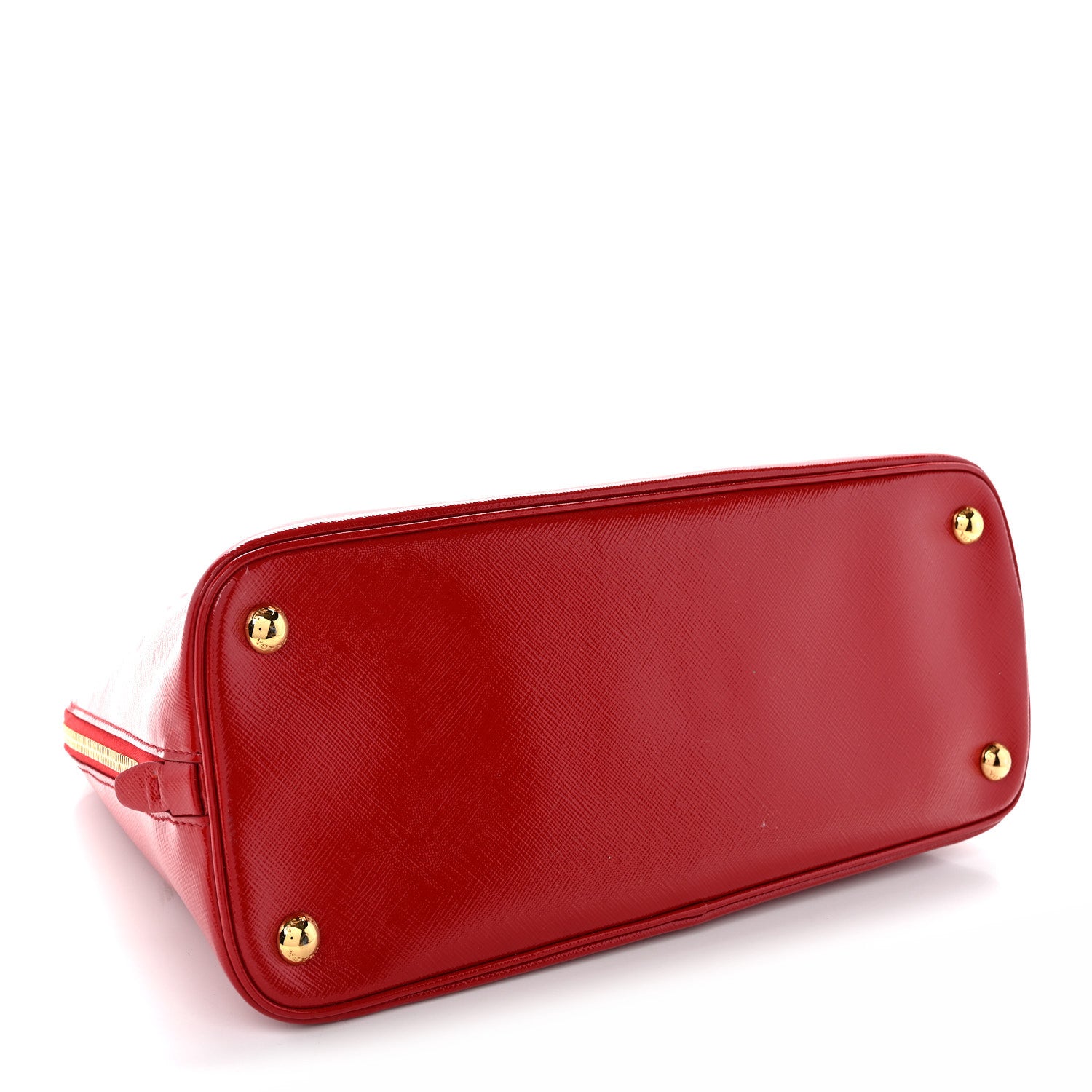 Prada Saffiano Vernice Medium Promenade Tote Rosso 1886533