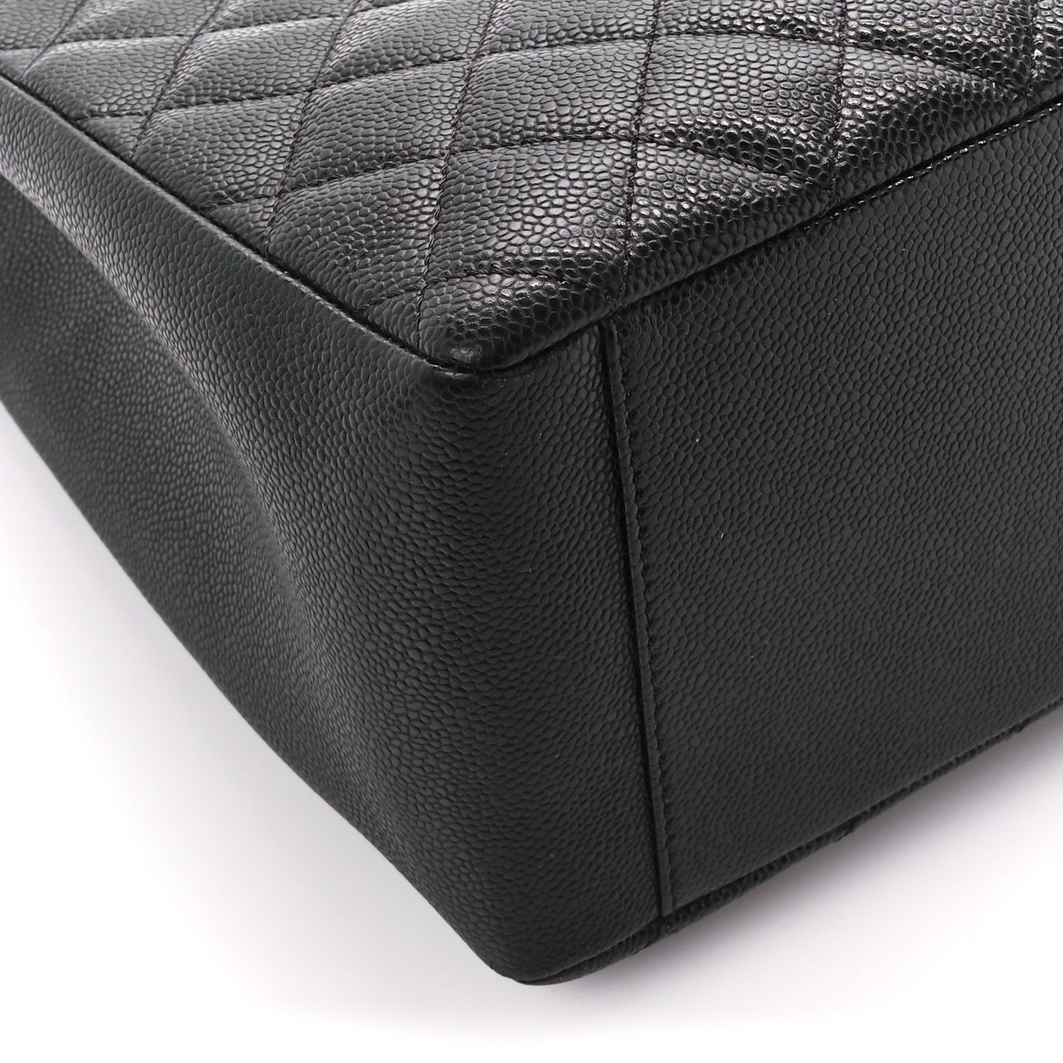 Chanel Caviar Quilted Grand Shopping Tote GST Black 10 of 11