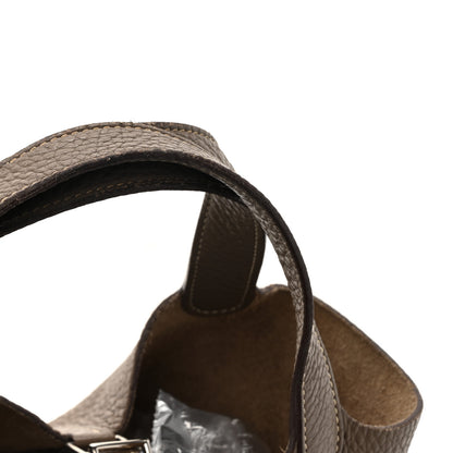 Hermes Taurillon Clemence Picotin Lock 18 PM Etoupe 11 of 16