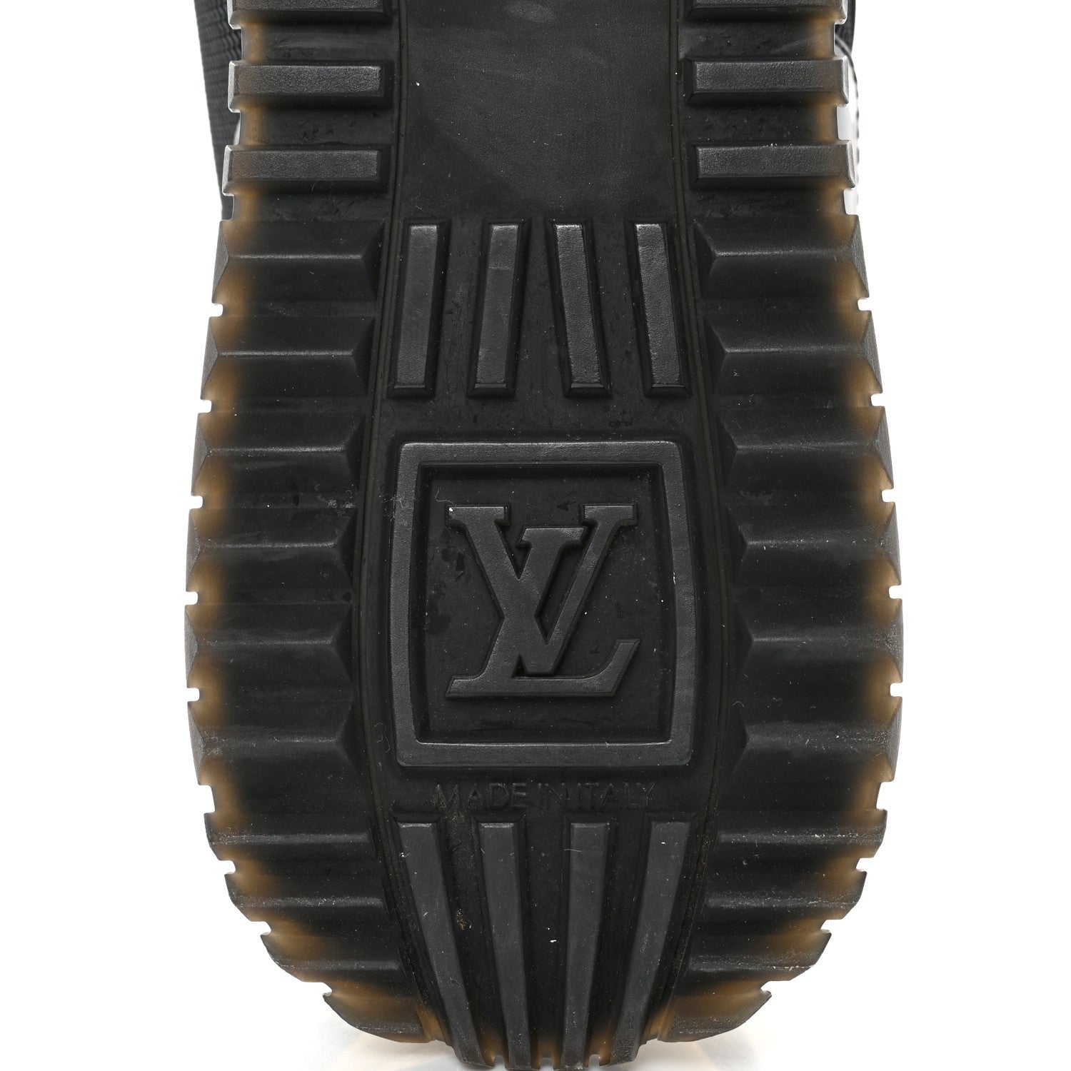 Louis Vuitton Suede Monogram Run Away Sneakers 38.5 Black 7 of 8