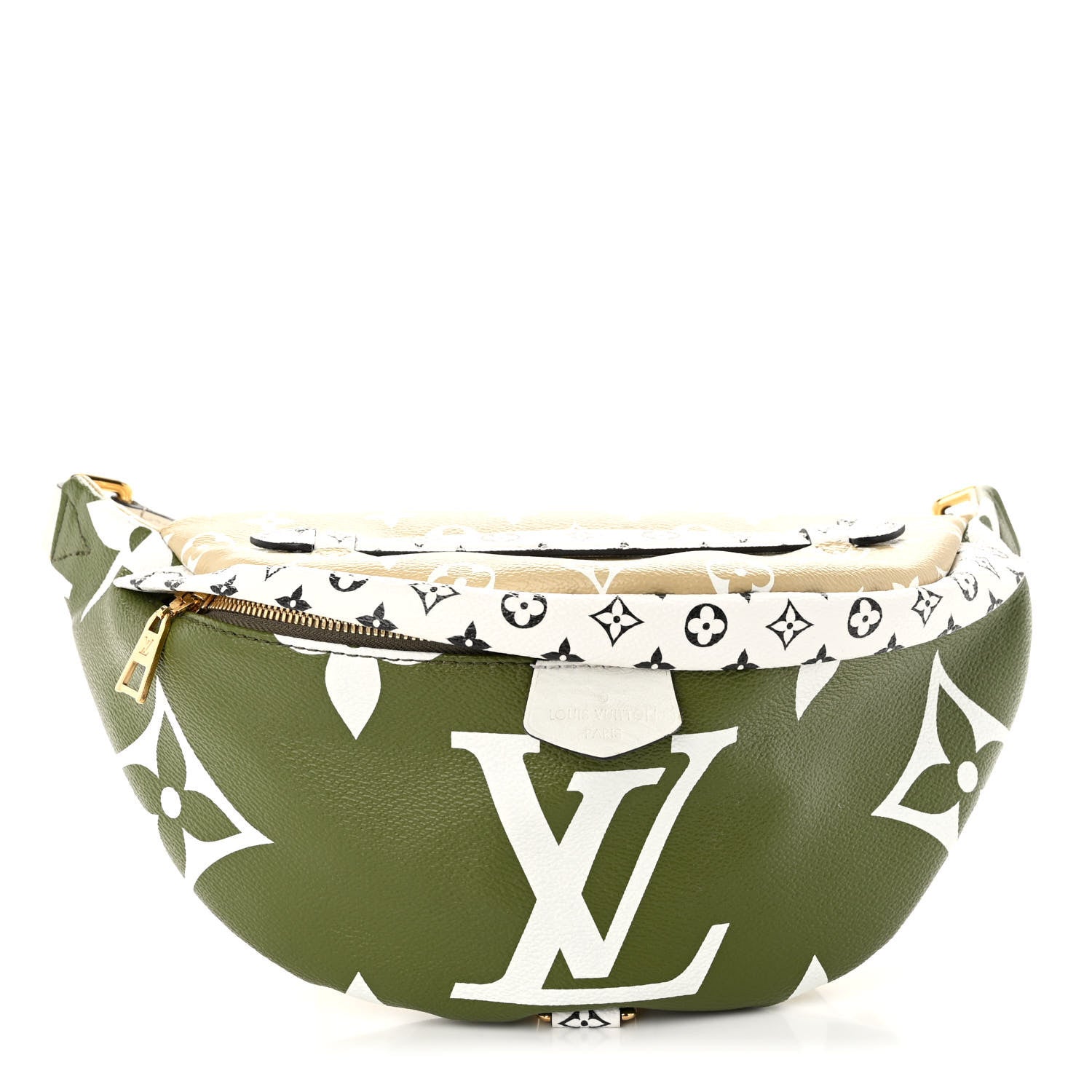Louis Vuitton Monogram Giant Bumbag Kaki Beige 1 of 9