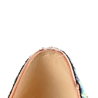 Christian Louboutin Glitter Dragonfly Lady Peep 150 Pumps 36.5 Etincelle Copper 10 of 17