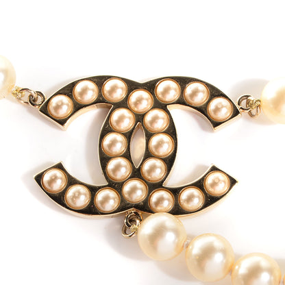 Chanel Pearl CC Double Strand Belt Gold 3 of 5