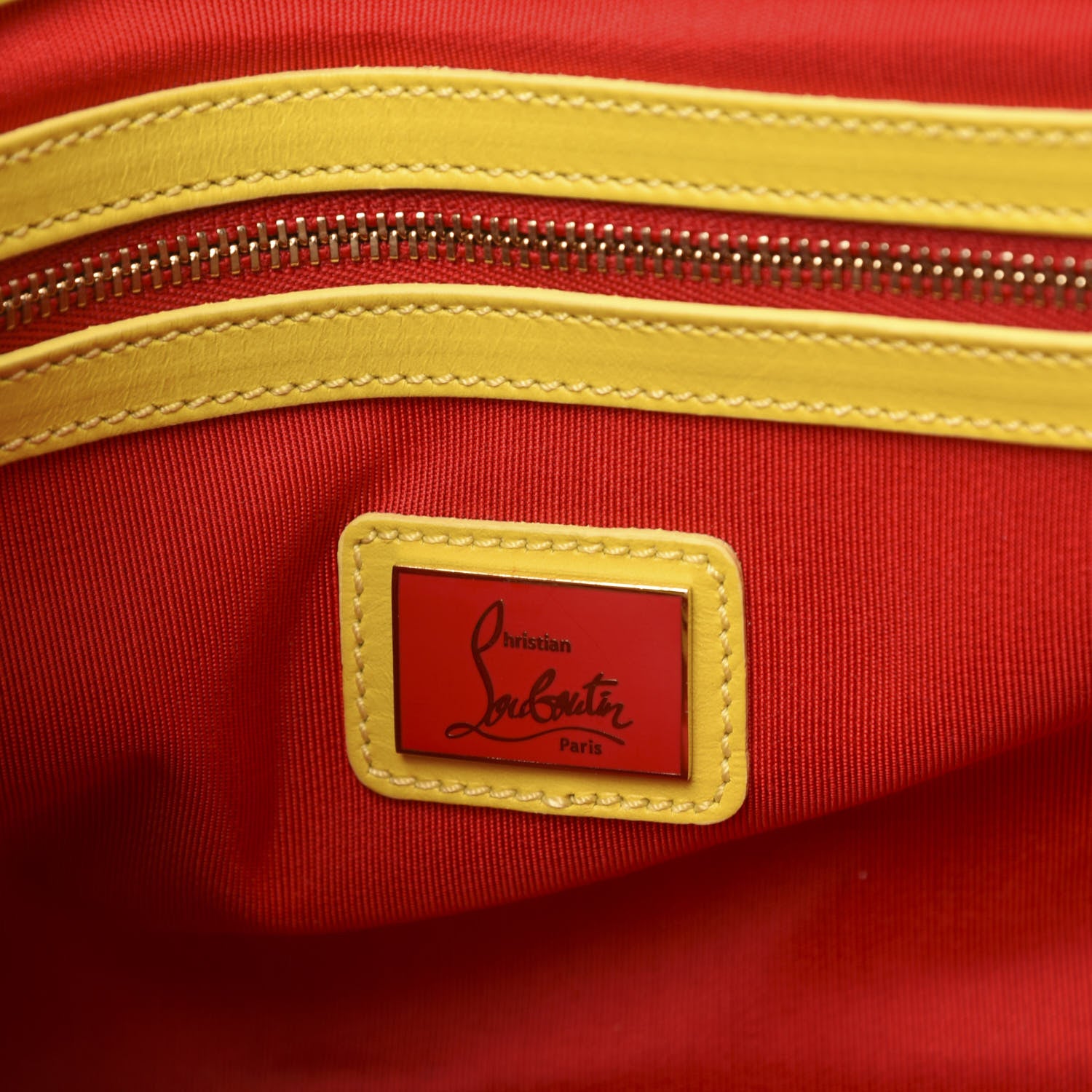Christian Louboutin Calfskin Small Sweet Charity Shoulder Bag Mimosa 6 of 11