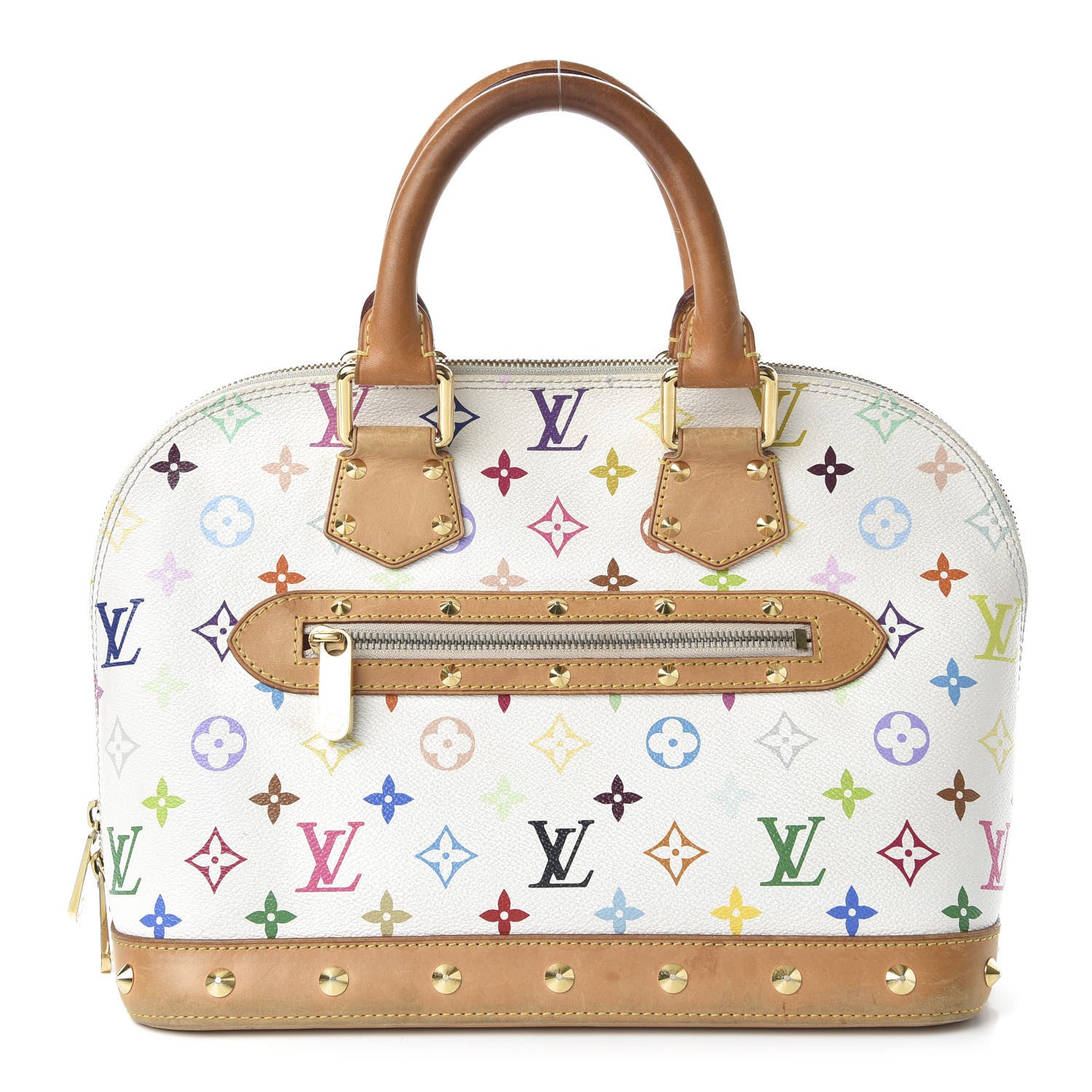 Louis Vuitton Monogram Multicolor Alma White 1 of 9
