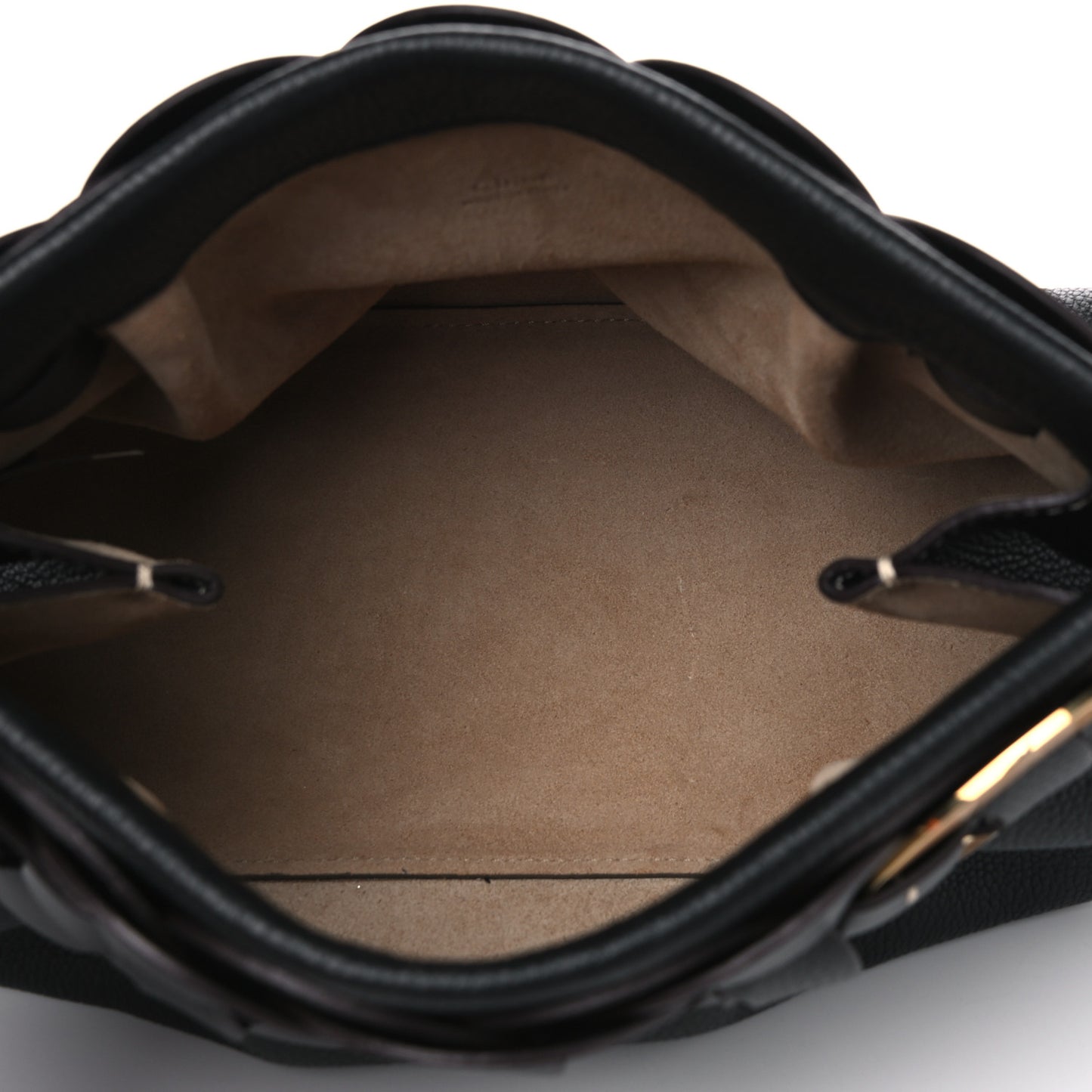 Grained Calfskin Darryl Clutch Black