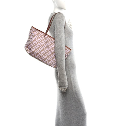 Fendi Zucca Roll Tote Beige Brown 2 of 10