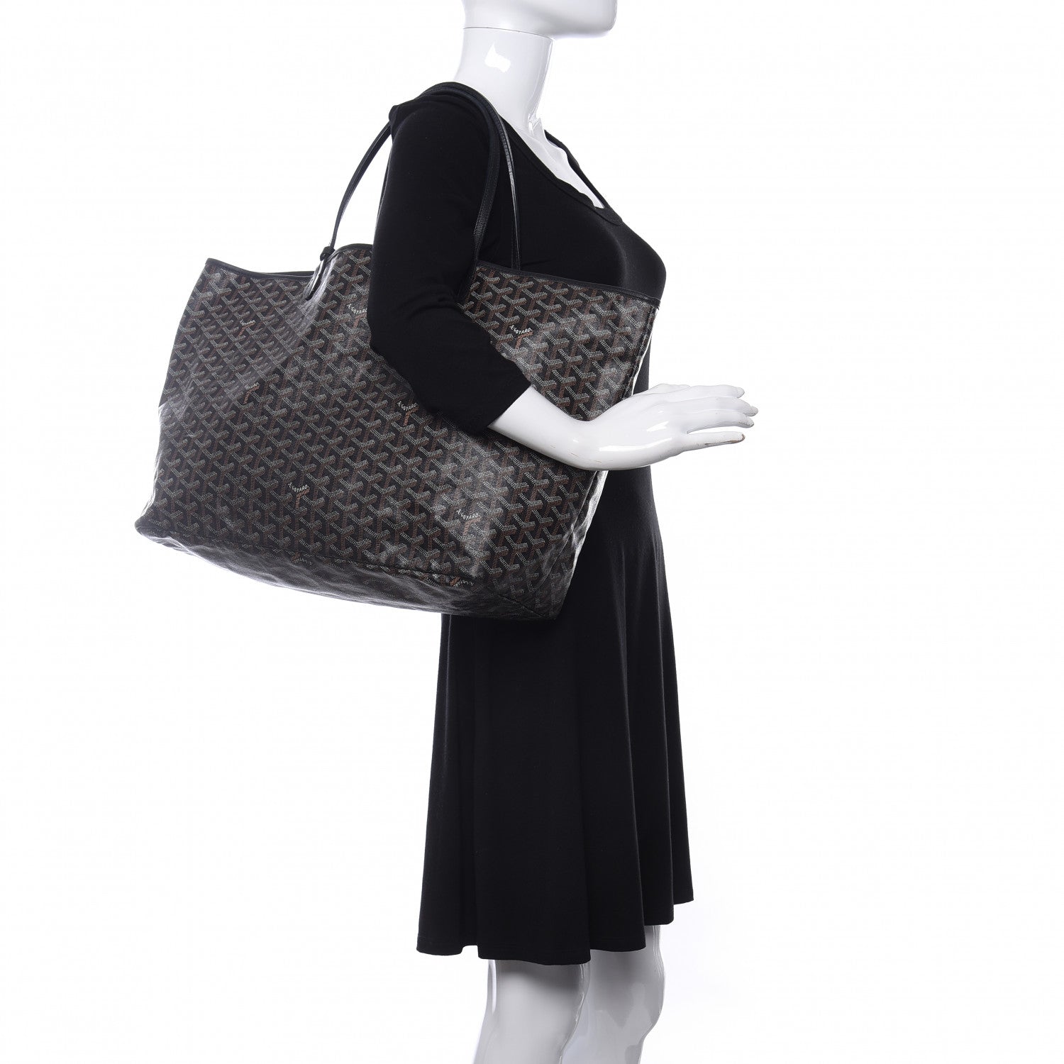 Goyard Goyardine Saint Louis GM Black 2 of 11