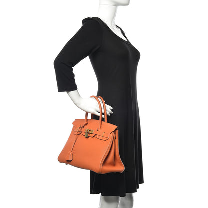 Hermes Togo Birkin 30 Orange 2 of 32