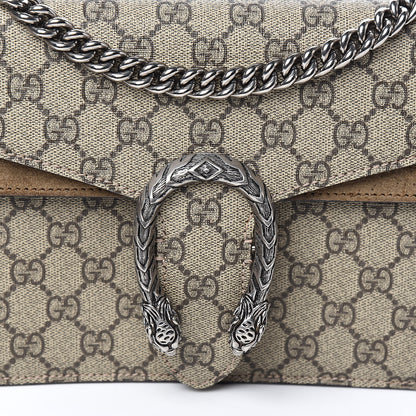Gucci GG Supreme Monogram Small Dionysus Shoulder Bag Taupe 14 of 14