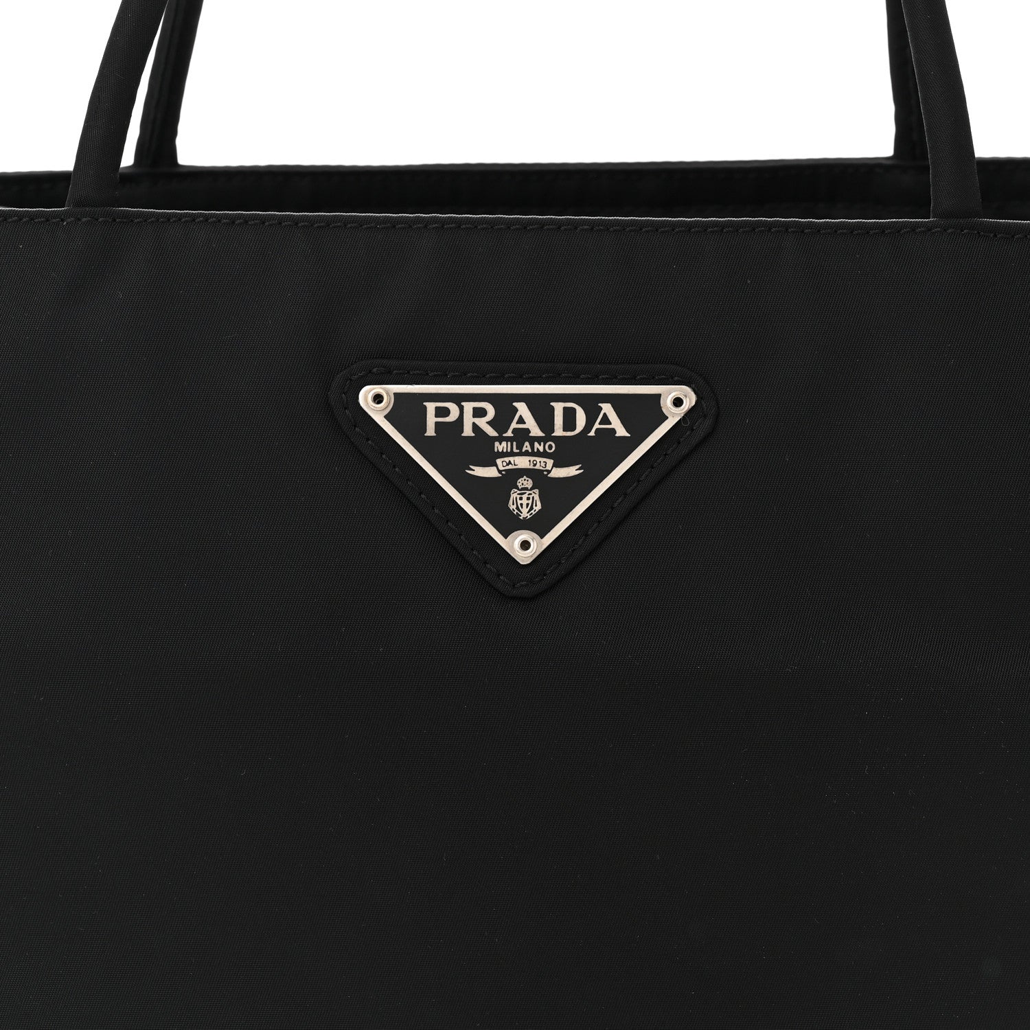 Prada Tessuto Nylon Shoulder Bag Black 8 of 11