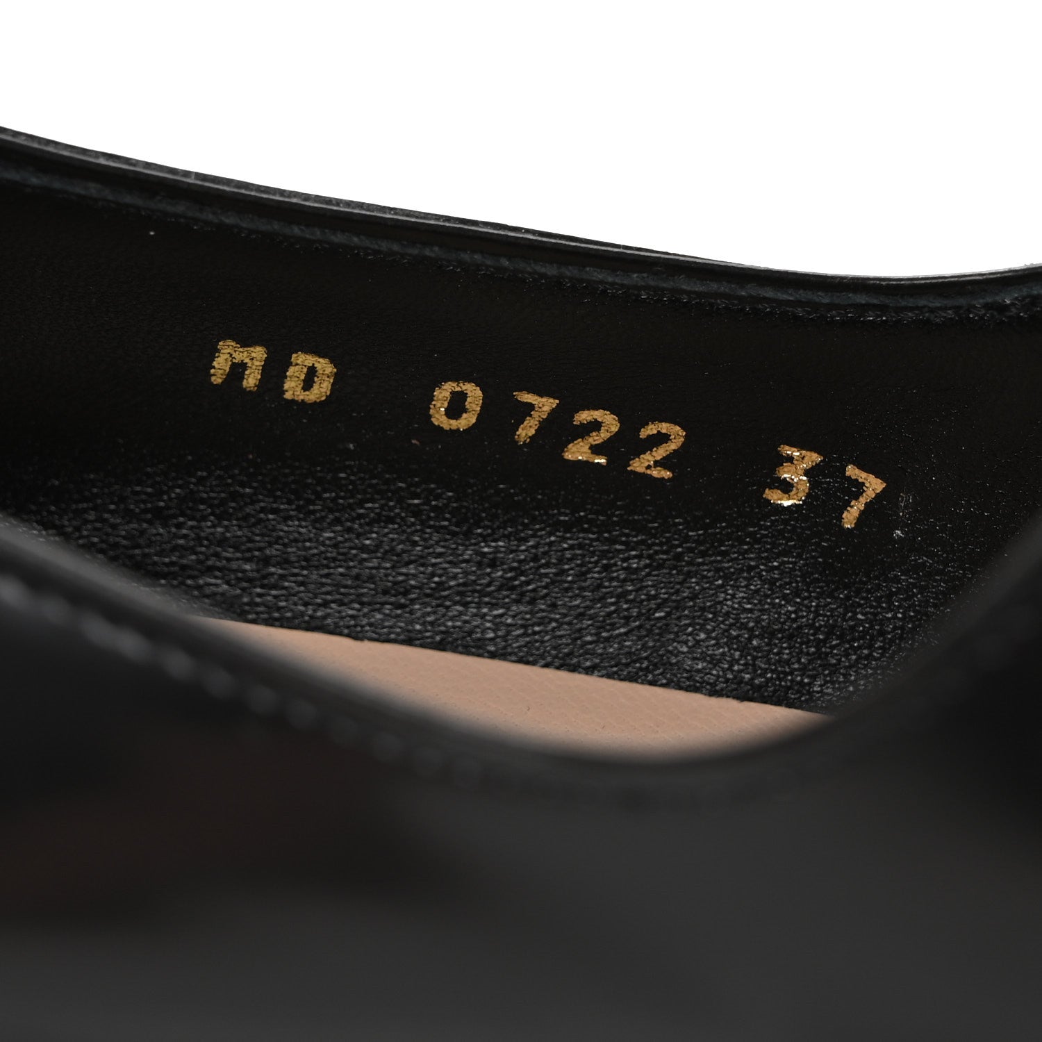 Christian Dior Brushed Calfskin Uniform 30mm Pumps 37 Black 9 of 10