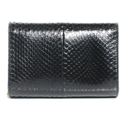 Fendi Python Mini Rush Clutch Black 3 of 10