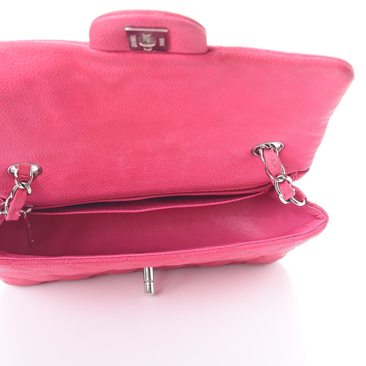 Chanel Iridescent Caviar Quilted Mini Rectangular Flap Pink 6 of 17