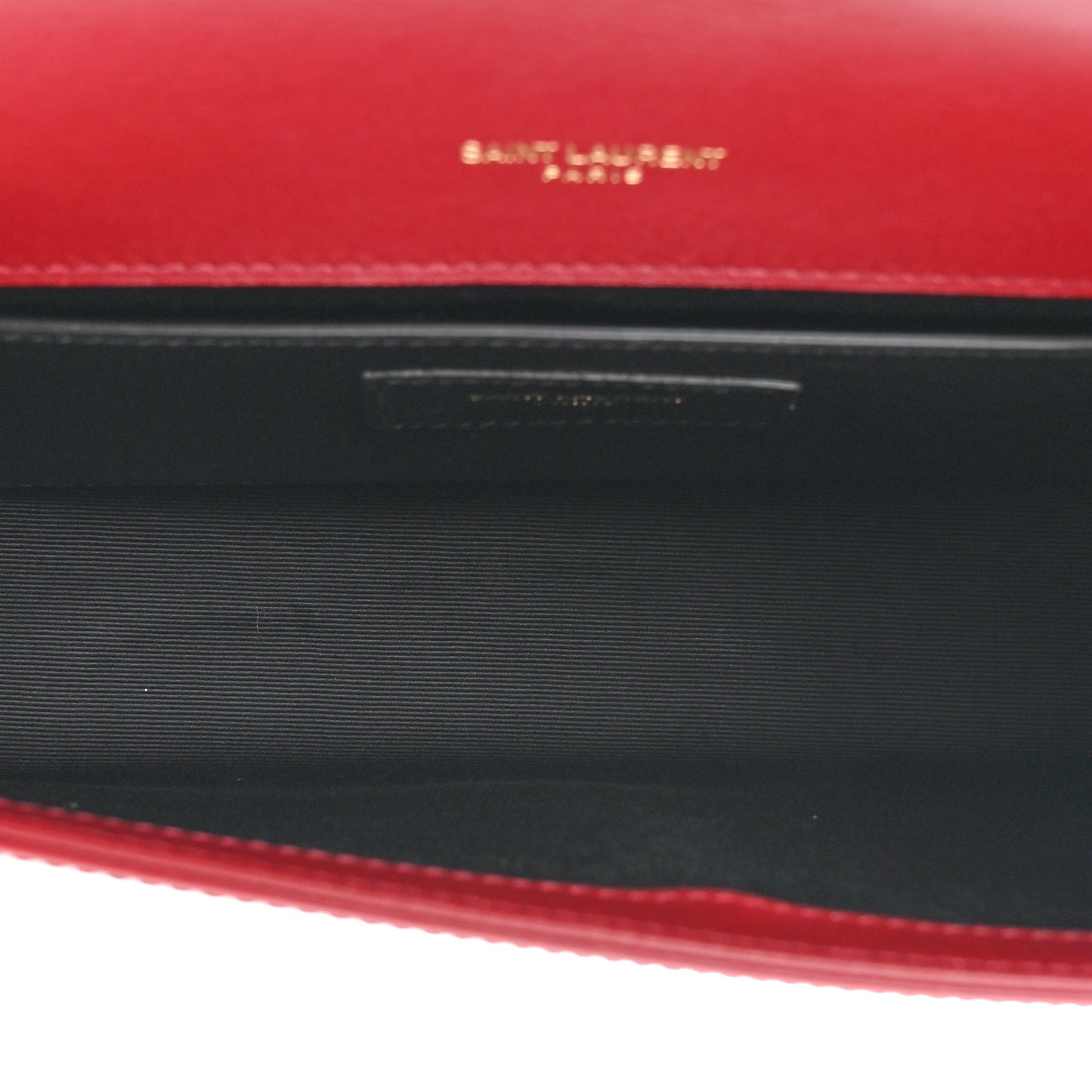 Nappa Patent Calfskin Two-Toned Small Monogram Kate Satchel Off White Oxblood Red
