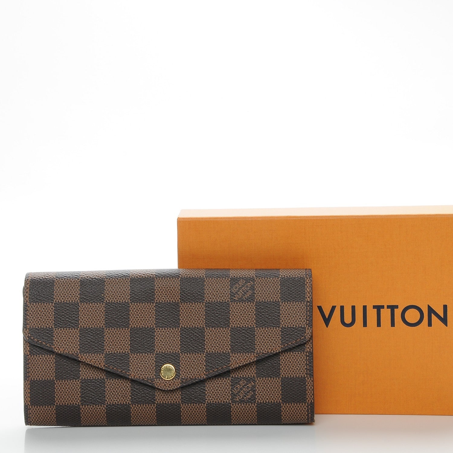 Louis Vuitton Damier Ebene Sarah Wallet NM 8 of 8