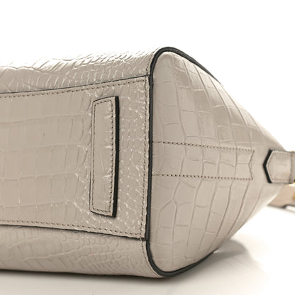 Givenchy Calfskin Crocodile Embossed Mini Antigona Dune 10 of 10