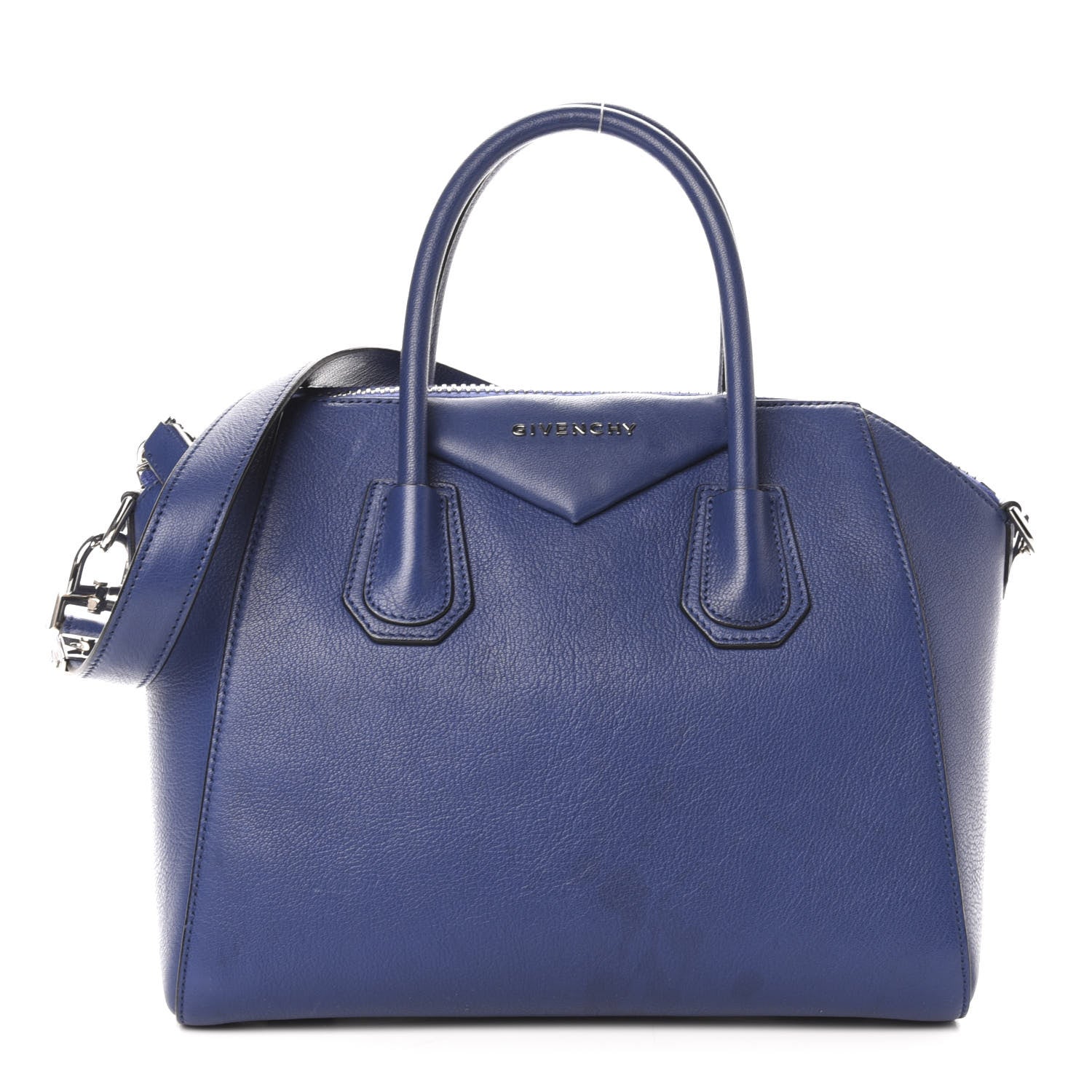 Givenchy Sugar Goatskin Small Antigona Bright Blue 1 of 11