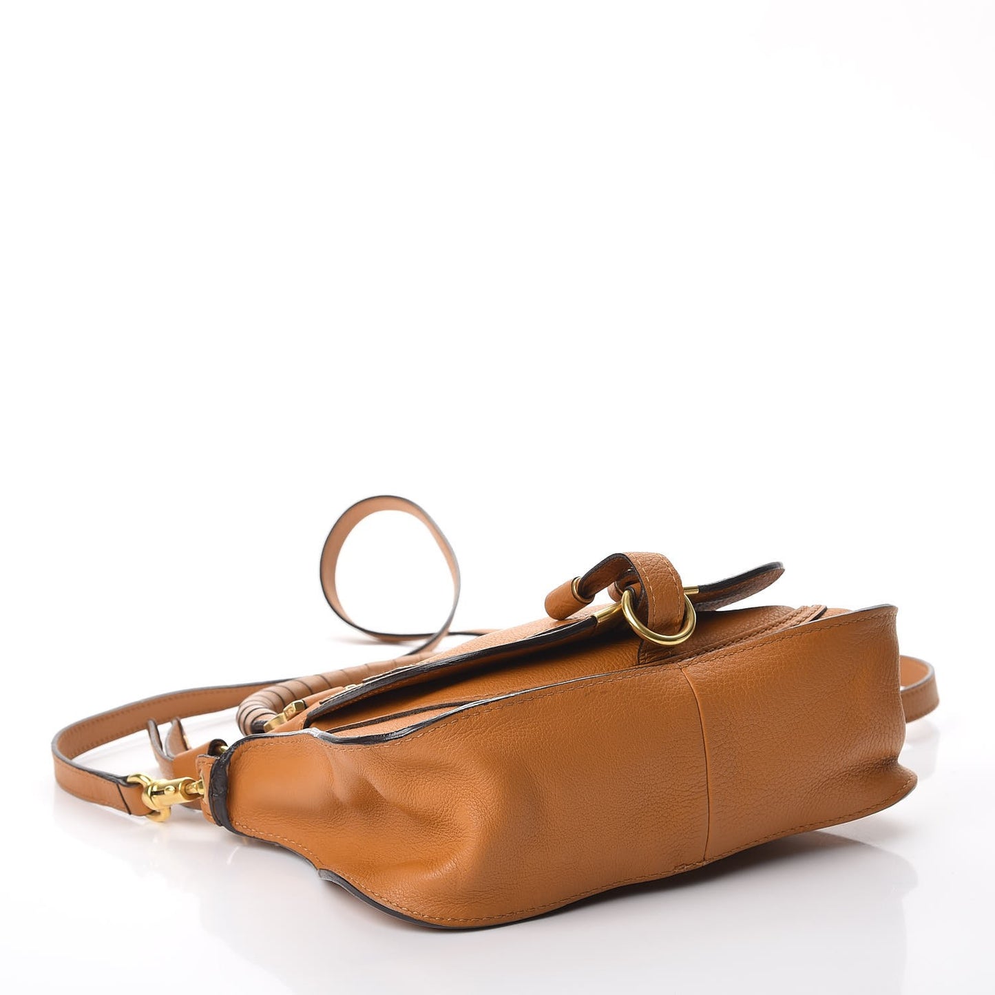 Calfskin Mini Marcie Satchel Caramel