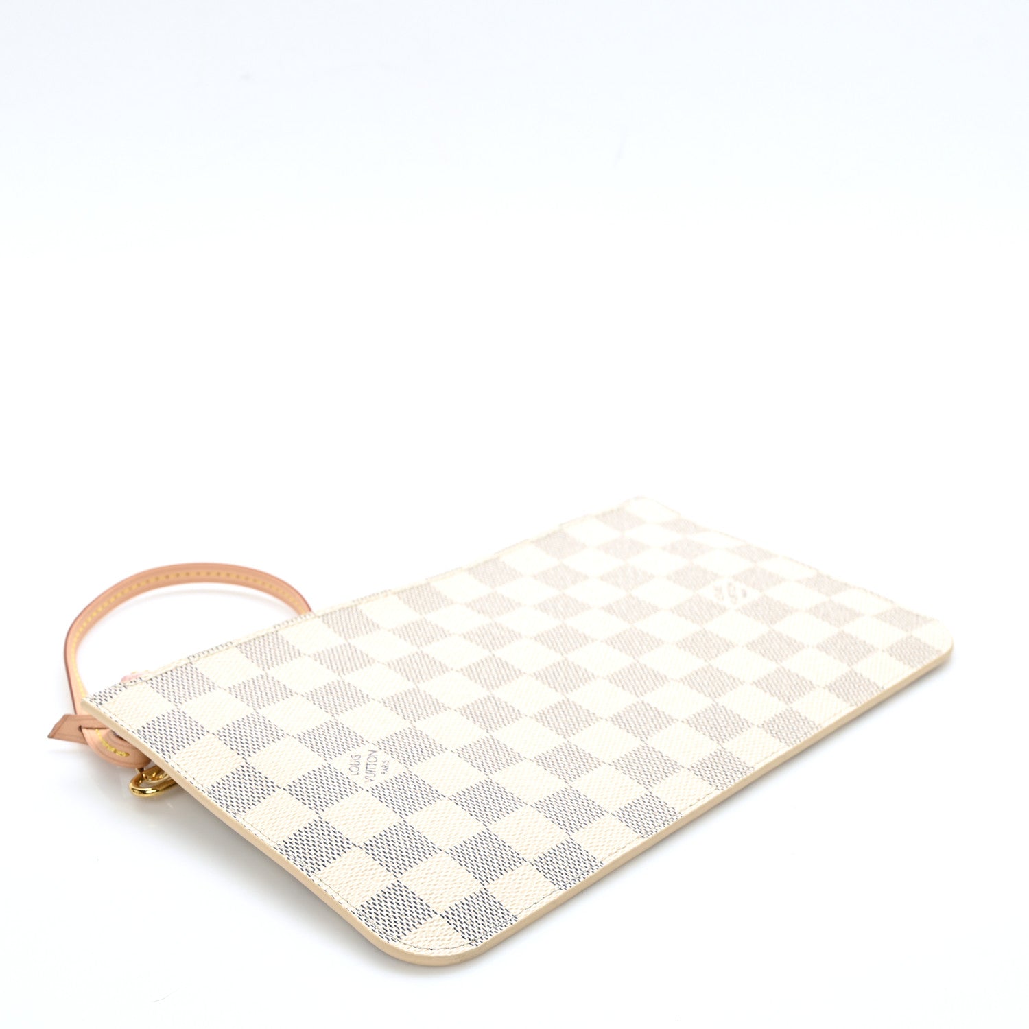 Louis Vuitton Damier Azur Neverfull MM GM Pochette Rose Ballerine 6 of 14