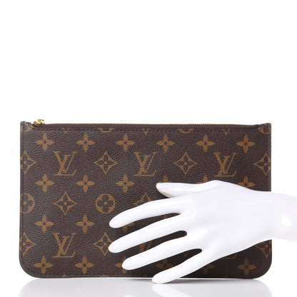 Louis Vuitton Monogram Neverfull MM GM Pochette 2 of 8